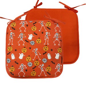 Chair Pads Customized Factory Price Dining Chair Cushion Removable Wholesale D Shaped Seat Cushions Cute Skeleton Chair Cushions