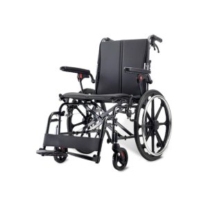 OEM Manual Wheelchair – Foldable Aluminium Alloy Frame for Elderly & Disabled