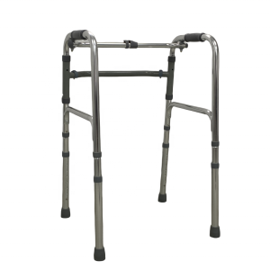 CA910 Health Care Supplies Adjust Aluminum Alloy Walker Foldable Walking Aids